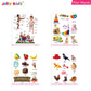 Jolly Kids My Big Board Books Set of 8 for Toddlers Ages 0-3 Years| Picture Learning Books - Swadesiicart