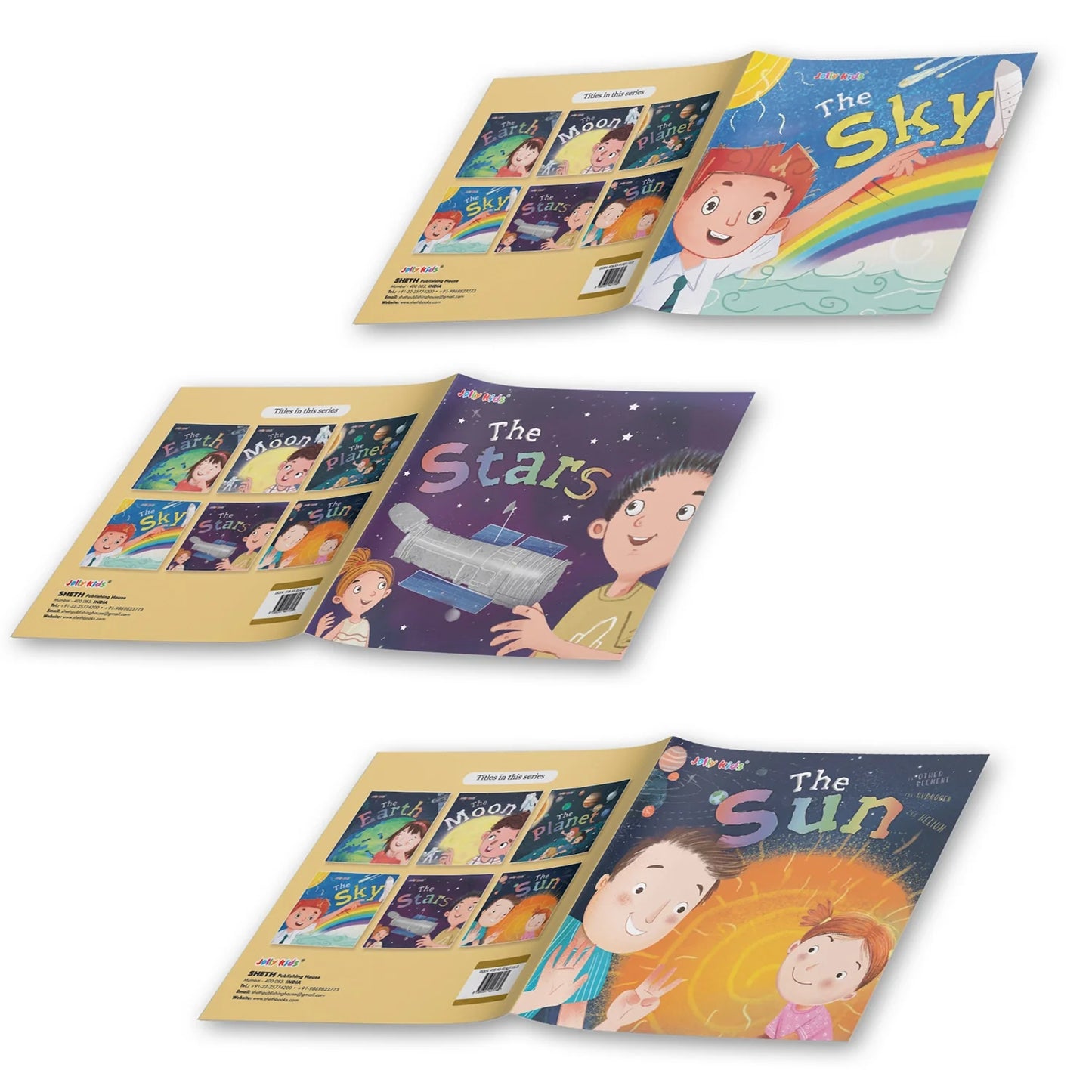 Jolly Kids The Solar System Books Set of 6| Part of: Knowledge Encyclopedia For Children Ages 4-10 Years - Swadesiicart