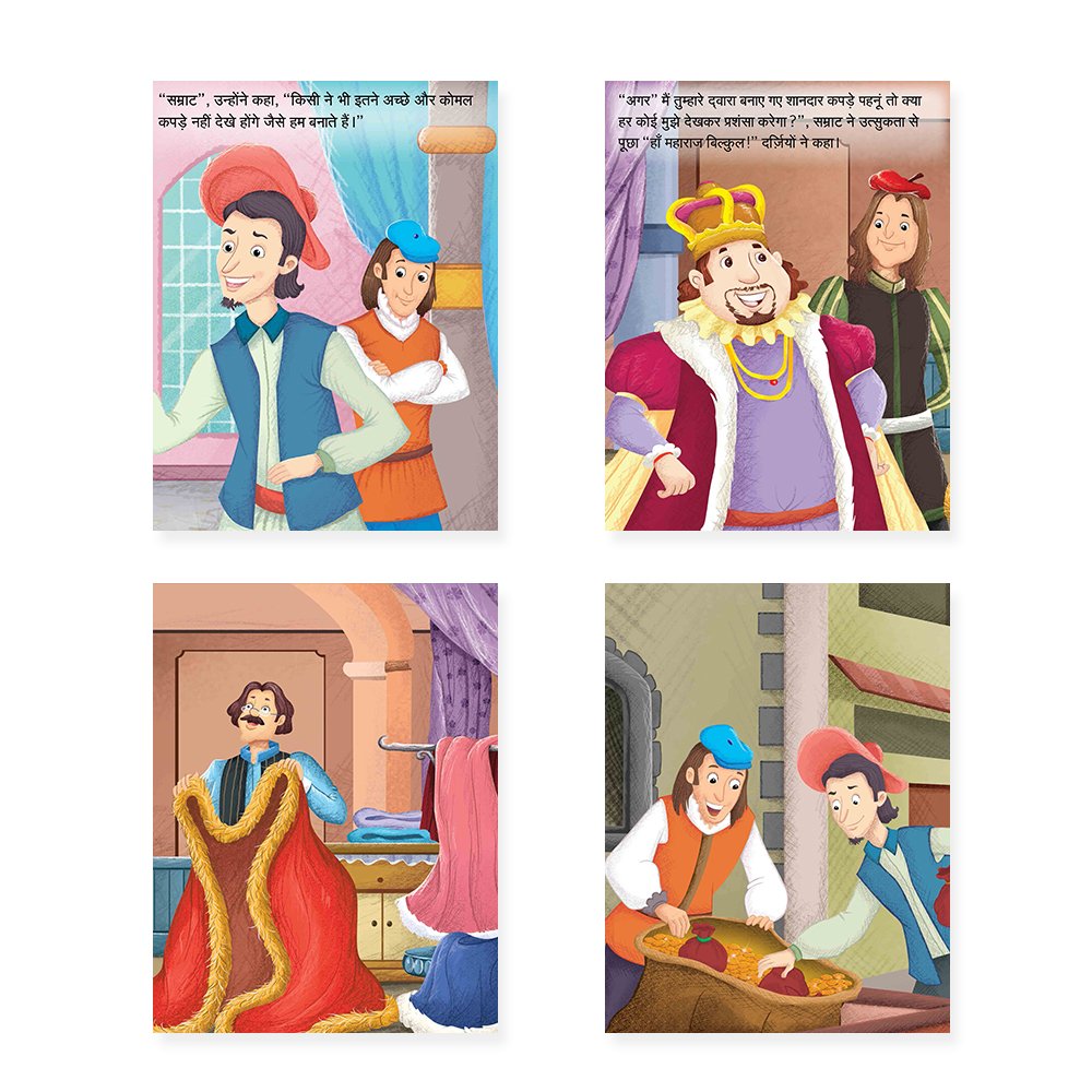Jolly Kids Sundar Chitrit Pari Kathaye Pustak B Set of 4 For Kids Ages 3-8 Years| Ultimate Collection of Magical Fairy Tales in Hindi - Swadesiicart