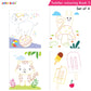 Jolly Kids Toddler Colouring Die-Cut Animals Shape Activity Books Set of 4 for Kids| Ages 1-6 Years - Swadesiicart