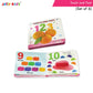 Jolly Kids Touch and Feel Picture Learning Sensory Development Padded Board Books Set of 6 for Infants, Toddlers Gift Ages 0-12 Months - Swadesiicart