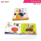 Jolly Kids Touch and Feel Picture Learning Sensory Development Padded Board Books Set of 6 for Infants, Toddlers Gift Ages 0-12 Months - Swadesiicart