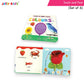 Jolly Kids Touch and Feel Picture Learning Sensory Development Padded Board Books Set of 6 for Infants, Toddlers Gift Ages 0-12 Months - Swadesiicart
