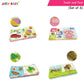 Jolly Kids Touch and Feel Picture Learning Sensory Development Padded Board Books Set of 6 for Infants, Toddlers Gift Ages 0-12 Months - Swadesiicart