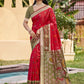 Shree Shyam Fashion Red Pochampally Silk Saree