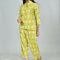 Morchari Digital Print Semi Muslin Co-Ord Set Top & Trouser-Multicolor - Swadesiicart