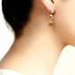 Bling Accessories Swarovski Golden Shadow Crystal Earrings | Swadesiicart