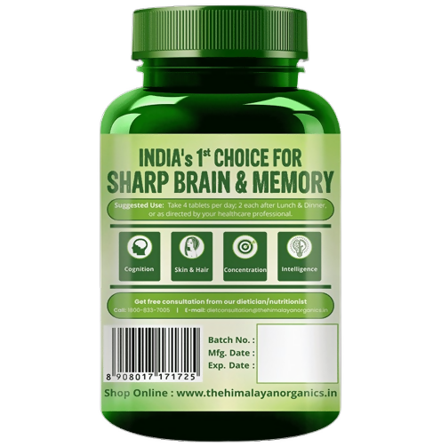 Himalayan Organics Brahmi Tablets | Swadesiicart