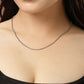 NVR Women's Set of 3 Silver-Toned German Silver Oxidised Chain | Swadesiicart