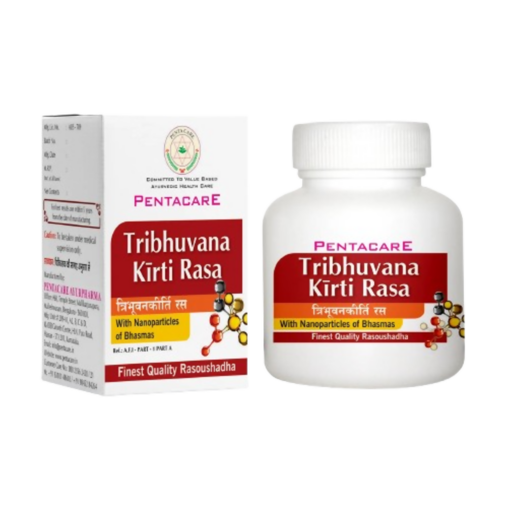 Pentacare Ayurveda Tribhuvana Kirti Rasa | Swadesiicart