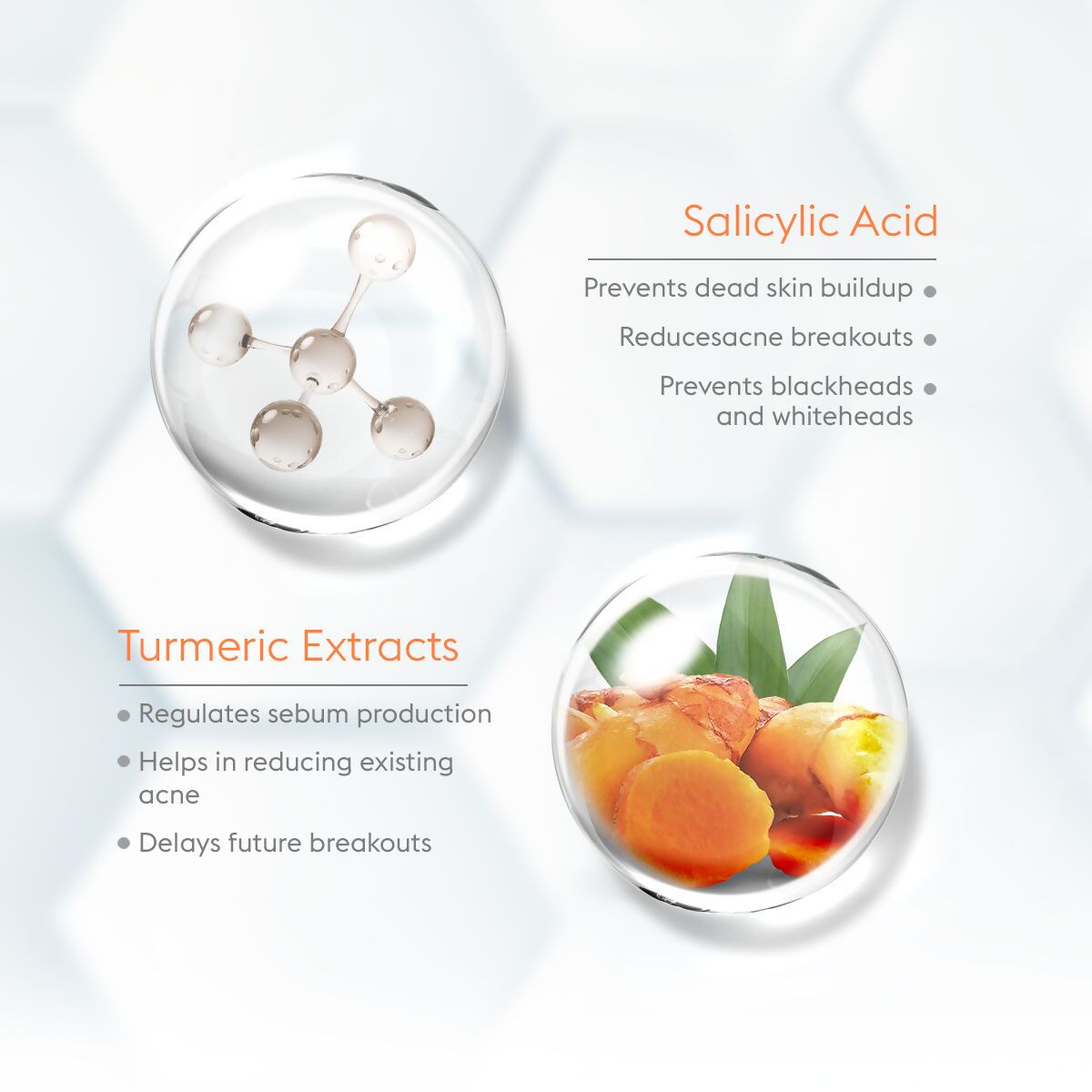 VLCC Acne Defense Serum Face Wash with Salicylic Acid Serum & Turmeric - Swadesiicart