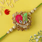 Ethnic Zardosi Rakhi & Soan Papdi | Swadesiicart