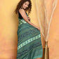 Very Much Indian Designer Modal Silk Saree With With Beautiful Floral Print - Sea Green | Swadesiicart