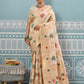 Shree Shyam Fashion Cream Silk Saree