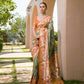 Vishnu Weaves Women's Mahendi Paithani Silk Zari Woven Saree with Unstitched Blouse - Swadesiicart