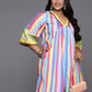 Ahalyaa Women's Traditional wear Kurta Set - Multi | Swadesiicart