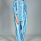 Morchari Digital Print Semi Muslin Co-Ord Set Top & Trouser-Multicolor - Swadesiicart