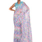 Blue Georgette Sequence Embroidery Saree With Unstitched Blouse Piece - Rajal
