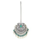 Diamond and Pearl Maang Tikka- Ruby Raang | Swadesiicart