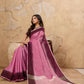 Shree Shyam Fashion Rani Pink Linen Saree