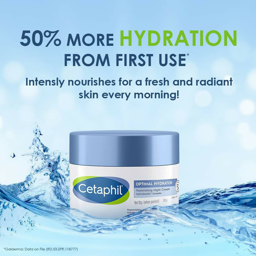 Cetaphil Optimal Hydration Night Cream - Swadesiicart
