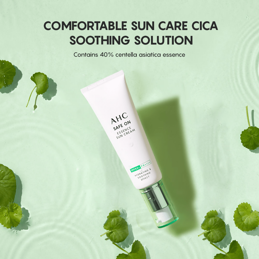AHC Safe On Essence Sun Cream With SPF 50+ & PA++++ - Korean skincare | Swadesiicart