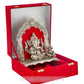 International Gift Silver-Plated Oxidized Finish Ganesha Idol - Swadesiicart