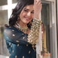Teeya Creation Morpich Color Faux Georgette Heavy Work Fully Stitched Anarkali Gown - Swadesiicart