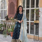 Teeya Creation Morpich Color Faux Georgette Heavy Work Fully Stitched Anarkali Gown - Swadesiicart