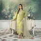 Teeya Creation Olive Color Pure Zimichhu Silk Embroidery Work Fully Stitched Palazzo Pair - Swadesiicart
