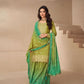 Teeya Creation Multi Color Chinnon Silk Digital Print With Embroidery Work Fully Stitched Palazzo Pair - Swadesiicart