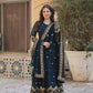 Teeya Creation Morpich Color Faux Georgette Heavy Work Fully Stitched Anarkali Gown - Swadesiicart