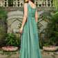 Janasya Sage Green Georgette Embellished Lehenga Choli | Swadesiicart