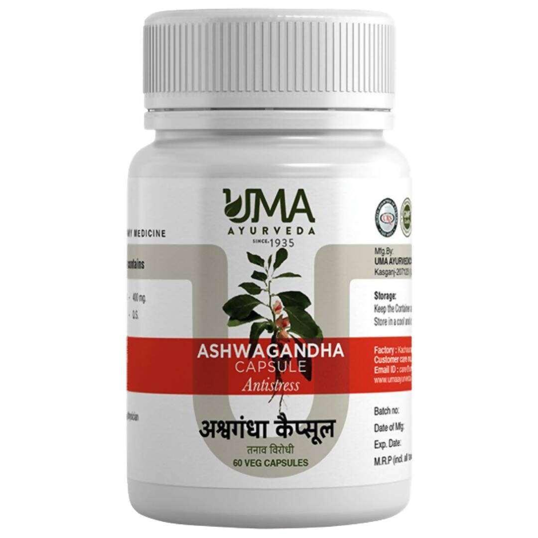 Uma Ayurveda Ashwagandha Capsules - Uma Ayurveda