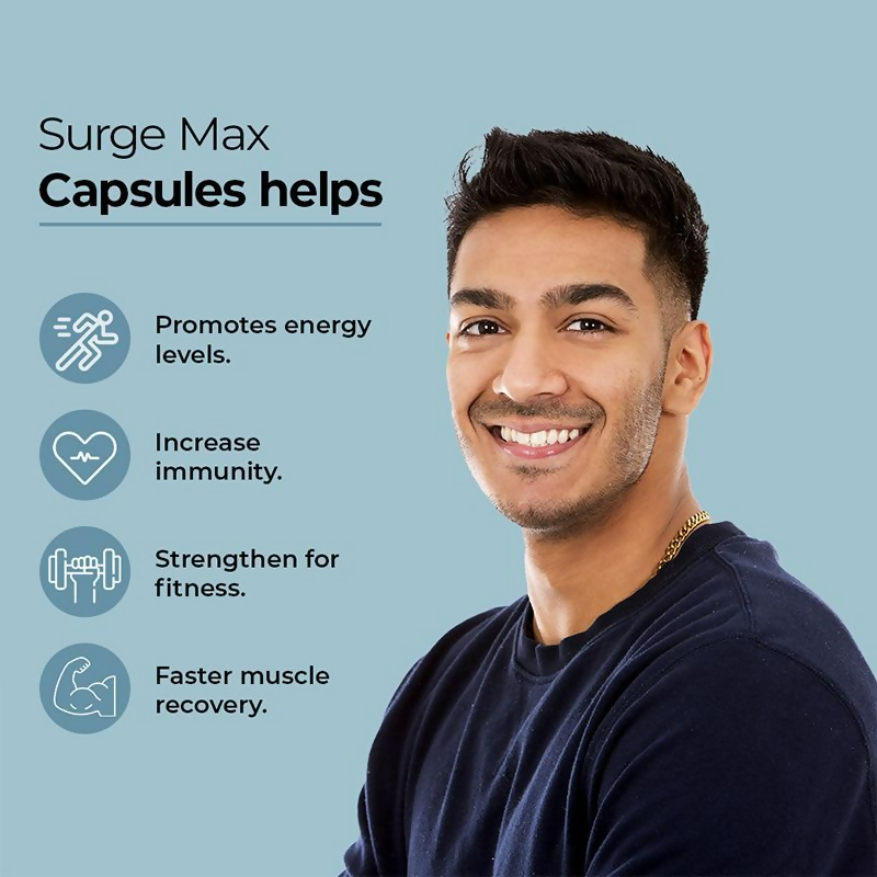 Mars By GHC Surge Max with Sj & Ashwagandha Capsules - Swadesiicart