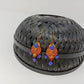 Terracotta Boho Style Hangings-Golden Red And Blue
