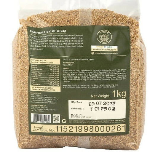 Two Brothers Organic Farms Kodo Millets - Swadesiicart