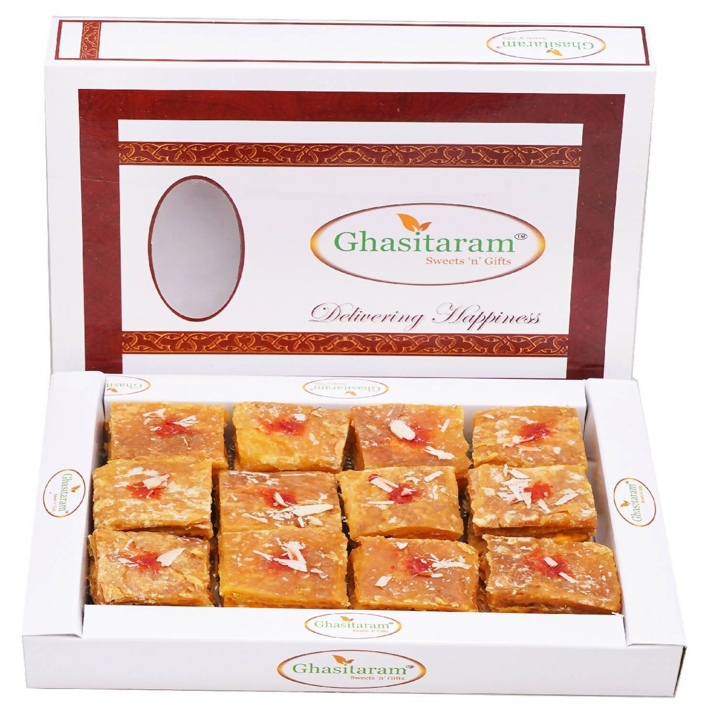 Ghasitaram Puffed Dryfruit Pastry Bites | Swadesiicart