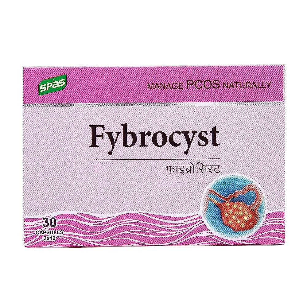 Prachin Fybrocyst Red And White Capsules For Women | Swadesiicart