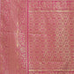 Astita Aura Silk Cream Magenta Banarasi Silk Saree | Swadesiicart