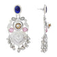 Joban Fashion Women Ghungroo Style Silver Tone Earrings | Swadesiicart