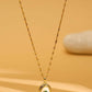Antique Finish Crystal Necklace - Ruby Raang
