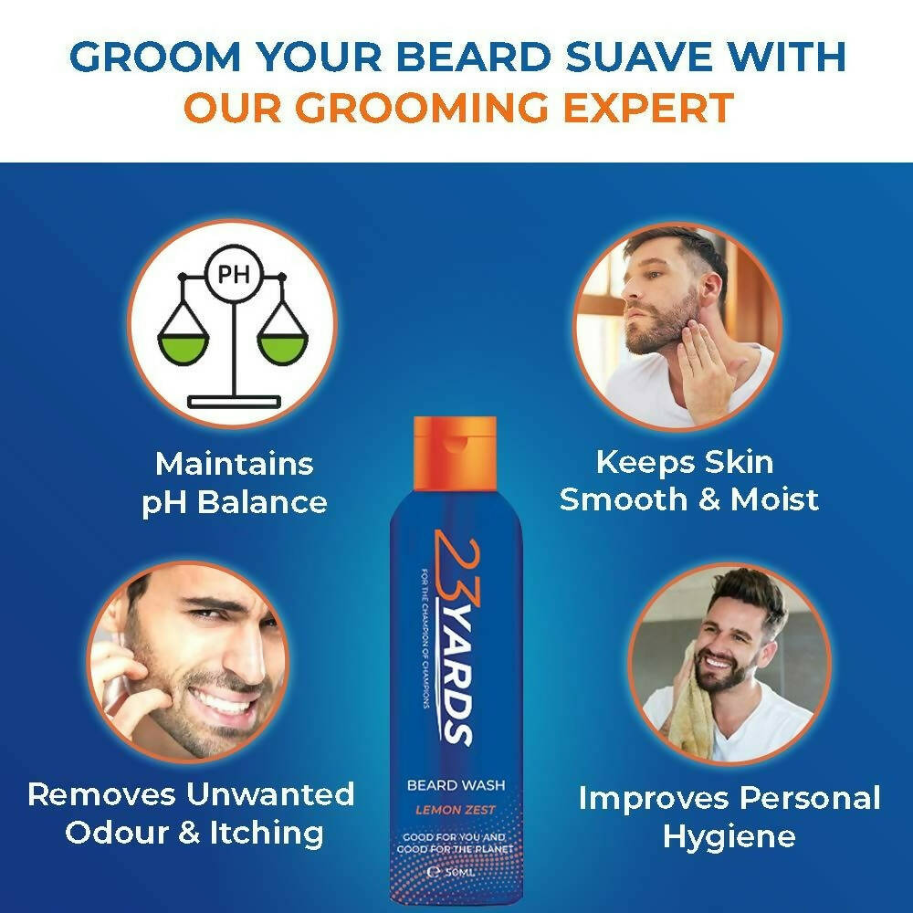 23 Yards Beard Wash for Men - Swadesiicart