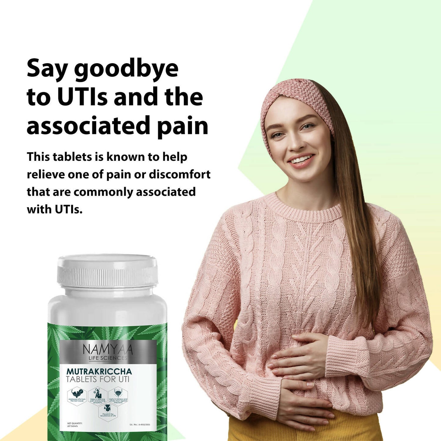 Namyaa Mutrakriccha Tablets for UTI - Swadesiicart