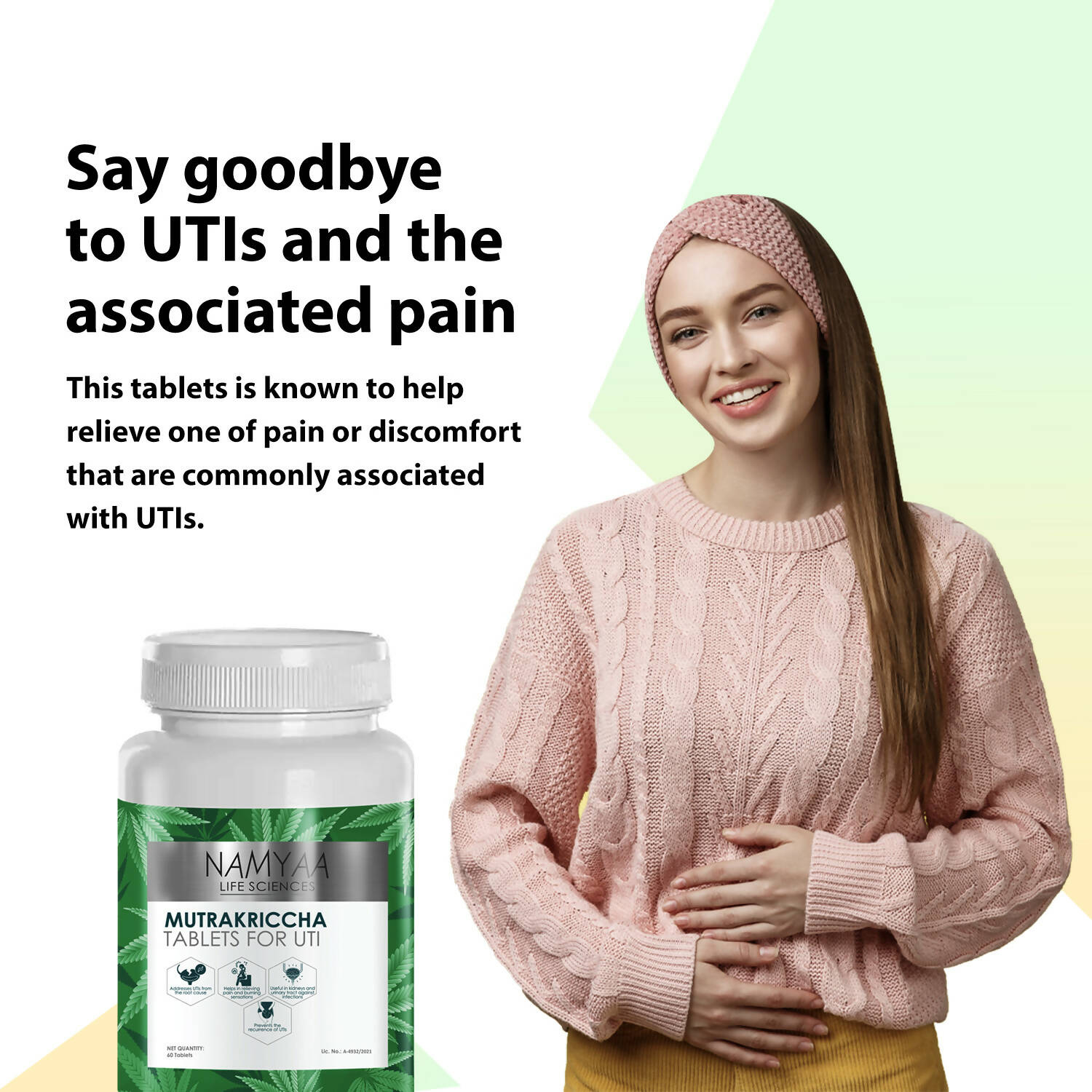 Namyaa Mutrakriccha Tablets for UTI - Swadesiicart