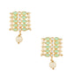 Gold-Polished Traditional Kundan Pearl Choker Necklace Jewellery Set For Women And Girls - Wahe Jewels - Swadesiicart