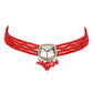 Ria Red Choker - Wahe Jewels - Swadesiicart