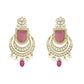 Gold-Polished Traditional Kundan Pearl Choker Necklace Jewellery Set For Women/Girls - Wahe Jewels - Swadesiicart