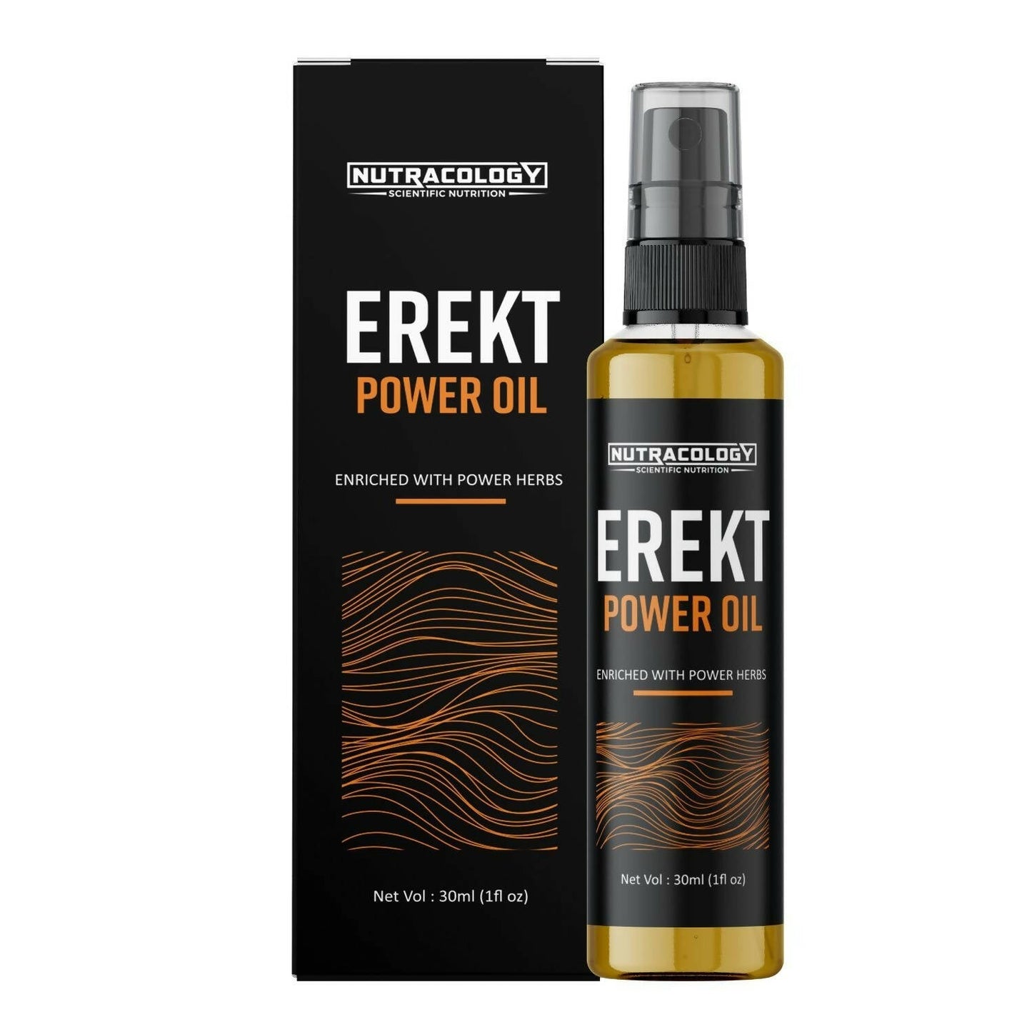 Nutracology Erekt Oil for Strength & Power - Men | Swadesiicart