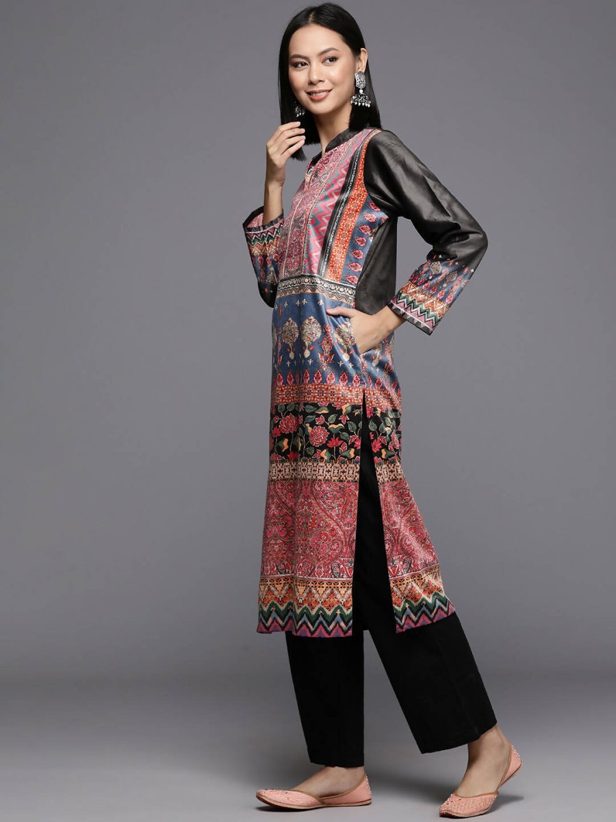 Ahalyaa Women's Traditional wear Kurta - Multi | Swadesiicart